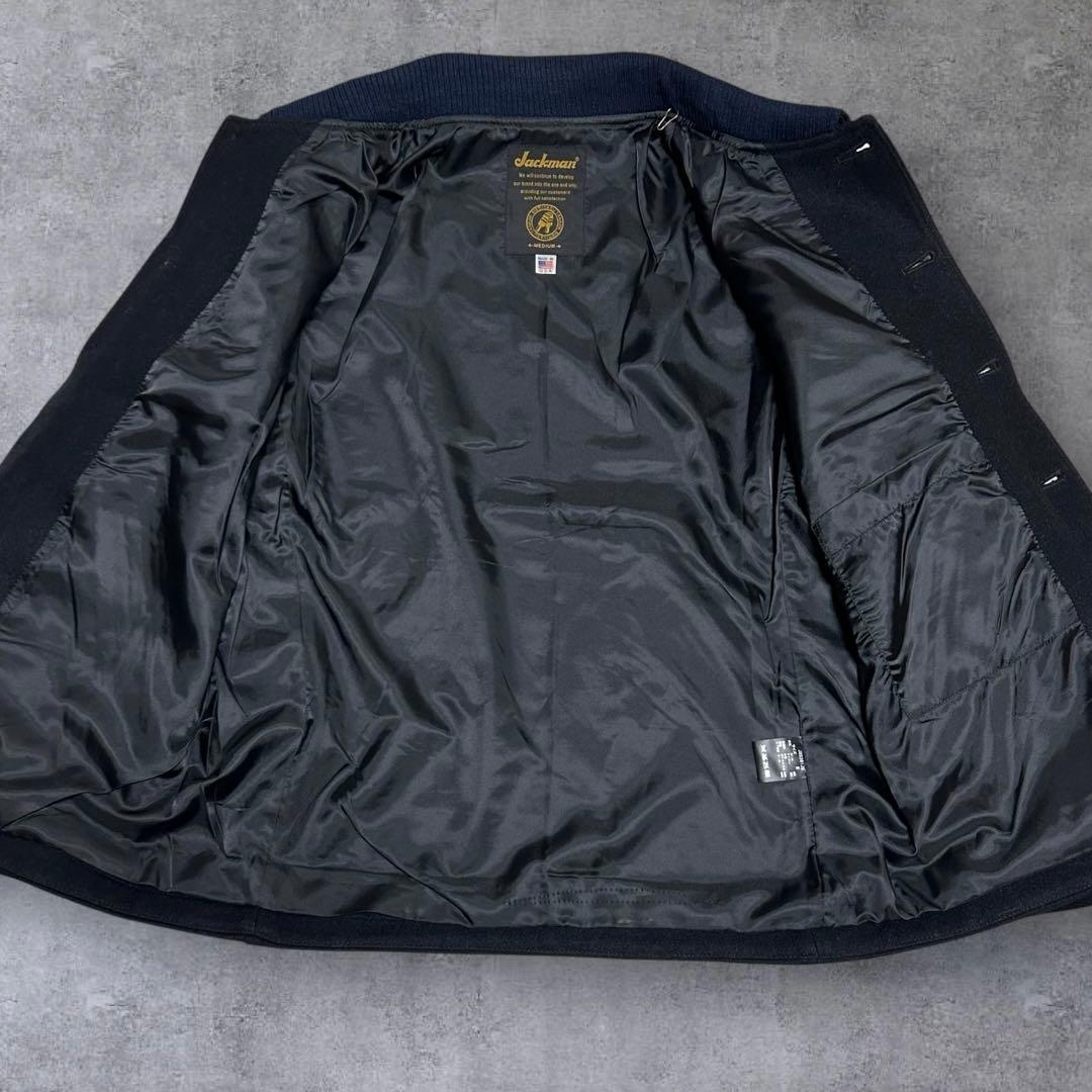《未使用級》JACKMAN × JS USA製 メルトン アワードジャケット