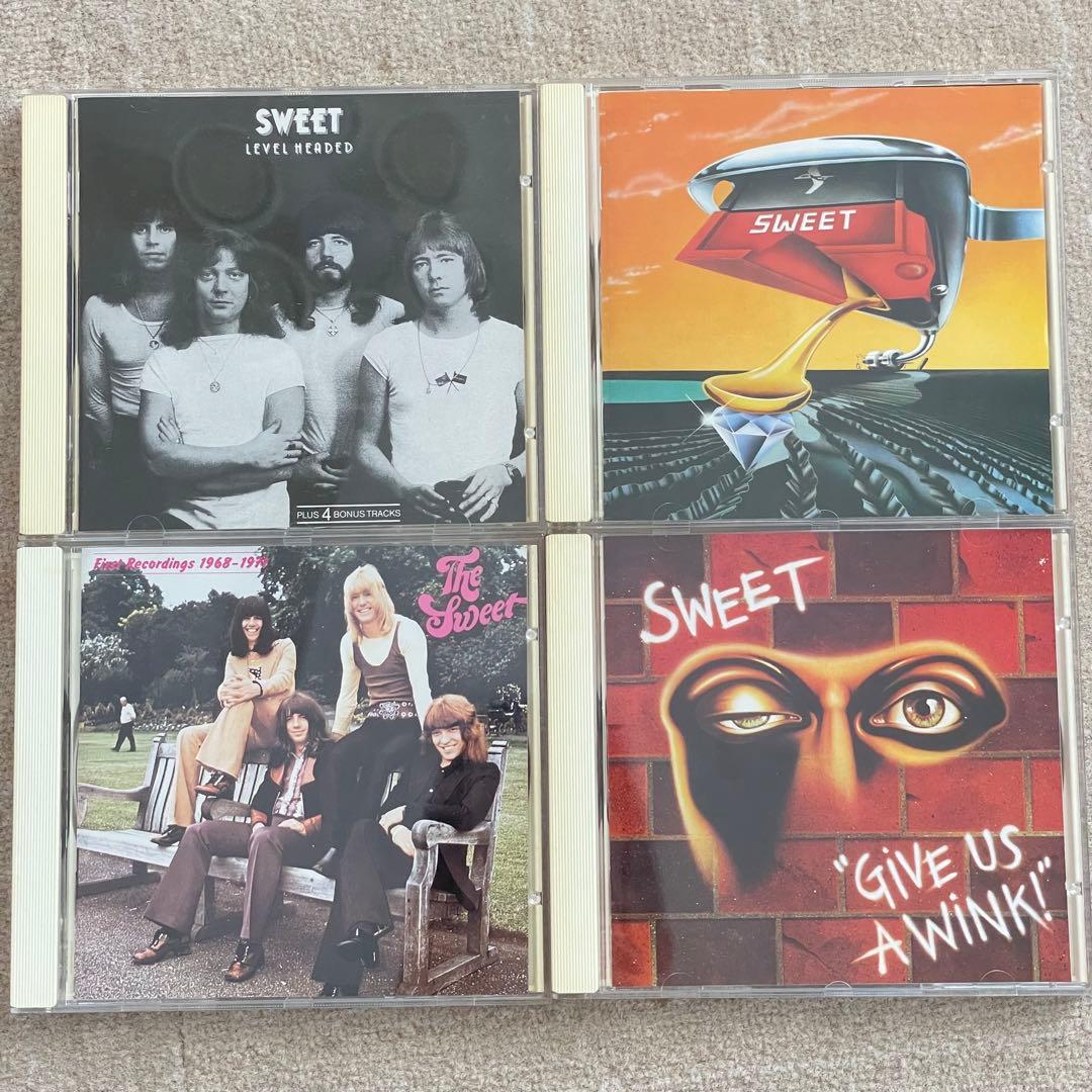 鬼レア・全世界1000セット限定】THE SWEET/ ピクチャーCD 4枚組