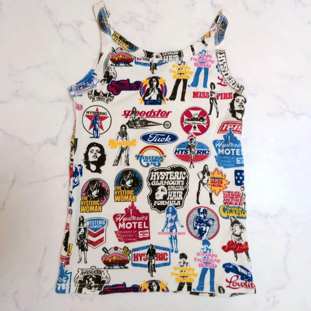 【希少/美品】ヒステリックグラマー キャミソール 総柄 フリーサイズ