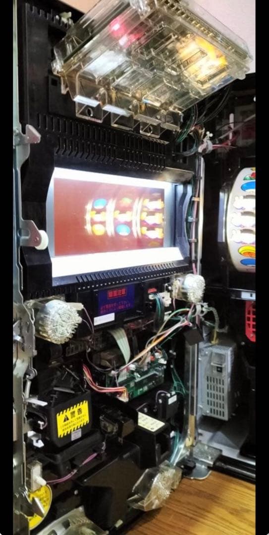 パチスロ実機】アクロス☆ハナビ HANABI 花火（黒）【コイン不要機付