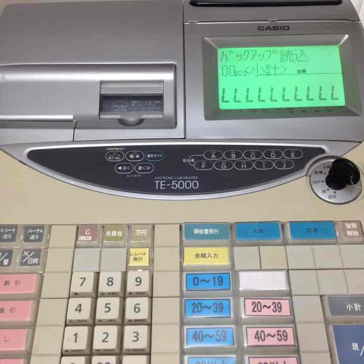 レジスター CASIO TEー5000 - メルカリ