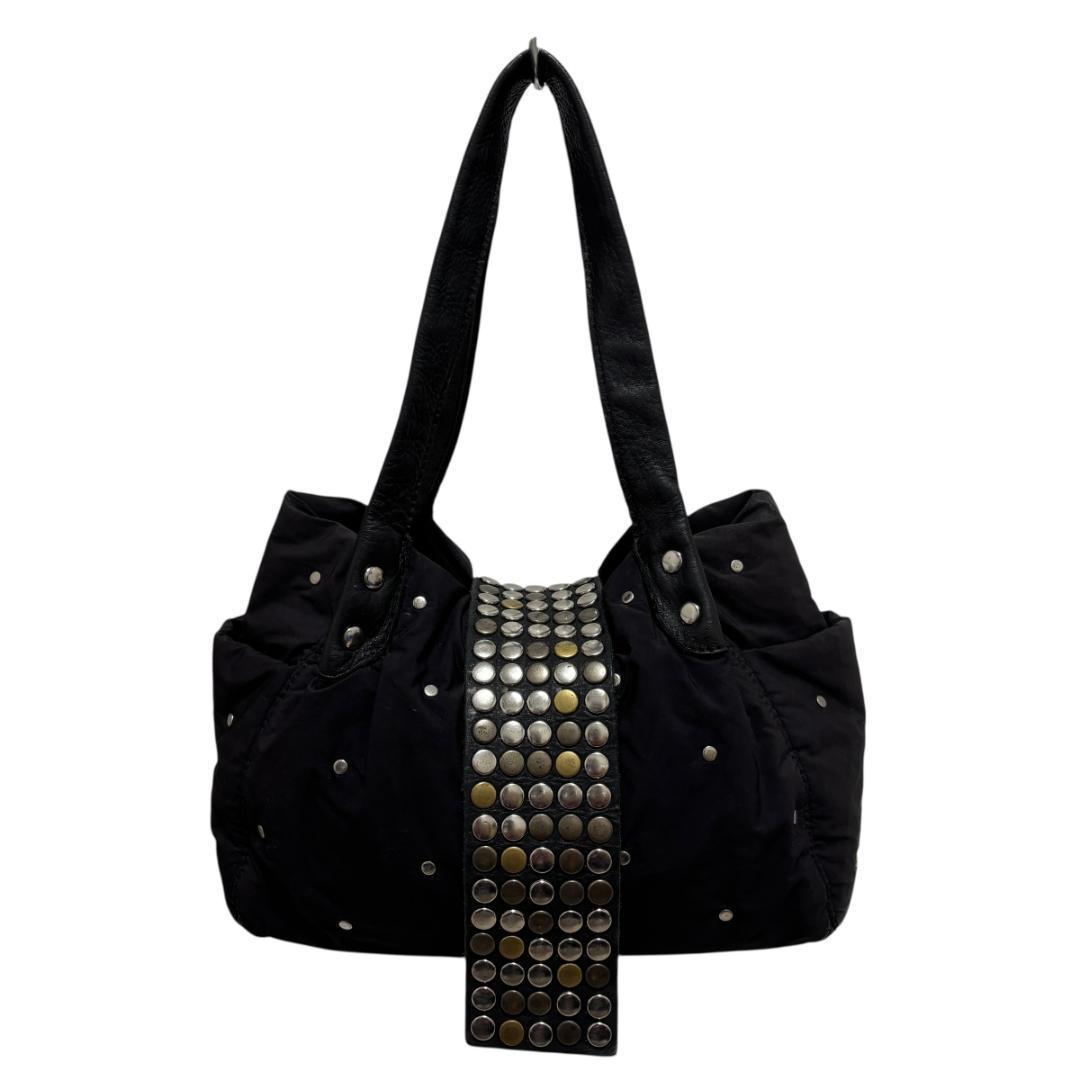 y2k 00s archive TRES toteBag Studs Black - メルカリ