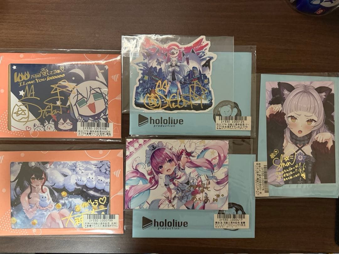 ホロライブ 直筆サイン 複製サイン まとめ売り - メルカリ