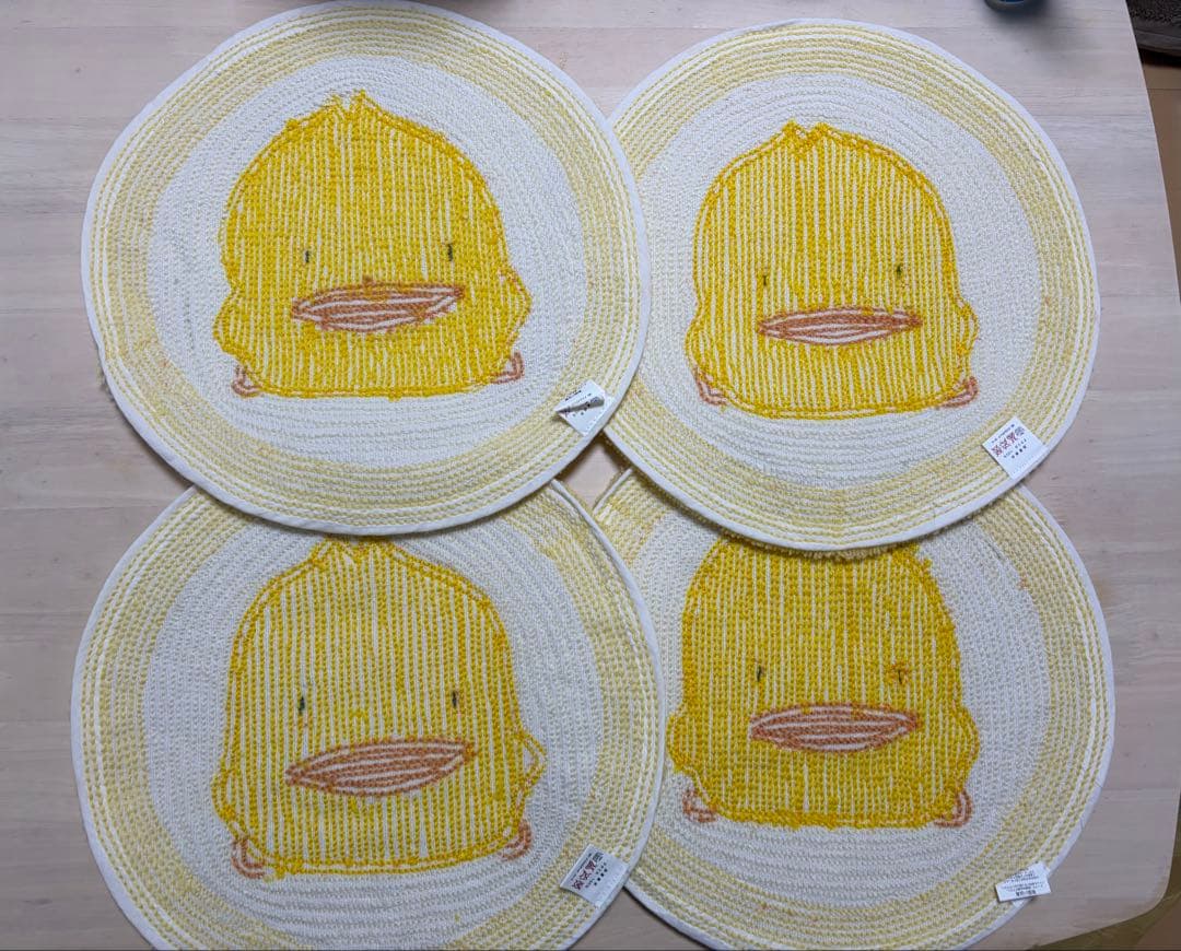 マザーグースの森 ぴよちゃんラグ・マット 4枚セット （オリジナル袋