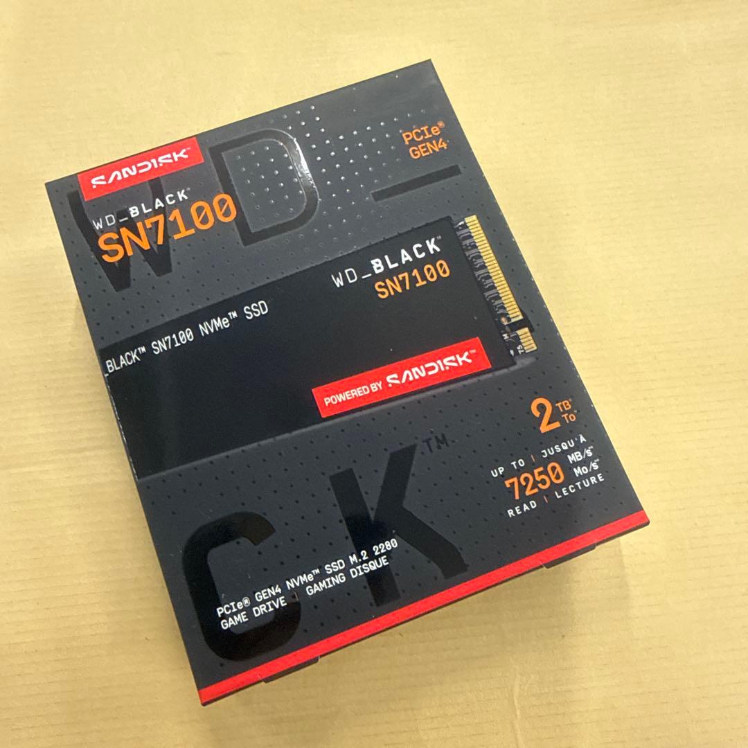 新品未開封 WD_BLACK SN7100 2TB WDS200T4X0E Sandisk WD_Black SN7100 NVMe SSD WDS200T4X0E 価格比較 - 価格.com