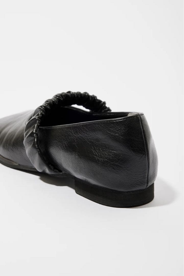 靴 Eaphi SQUARE TOE SHOES ブラック 36 靴