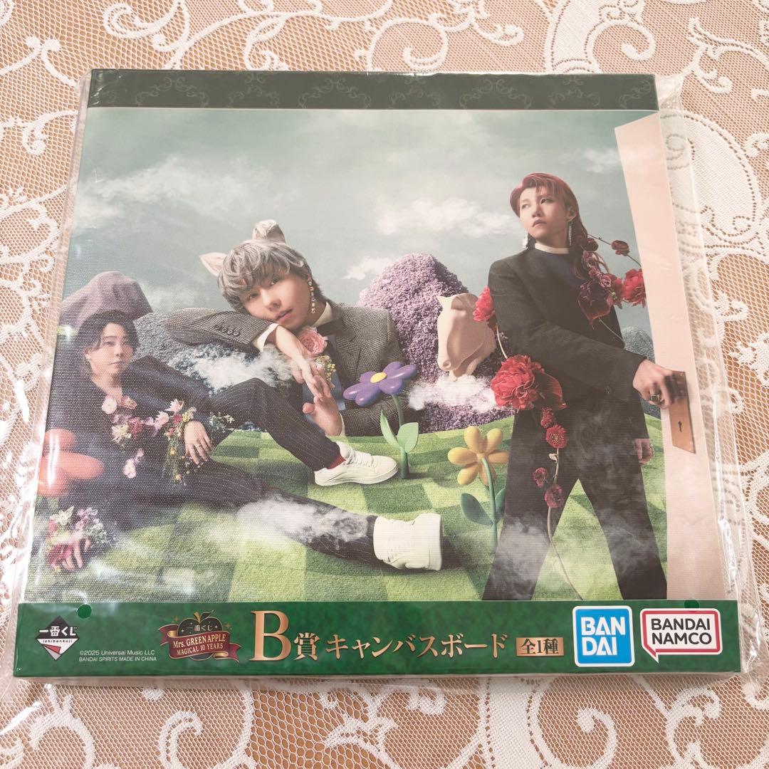 Mrs. GREEN APPLE 一番くじ B賞 キャンバスボード ミセス - メルカリ