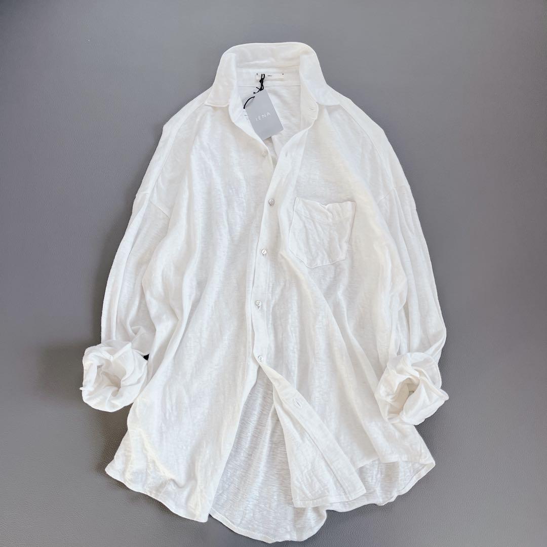 未使用✨ ONIT IENA ラフコットンオーバーサイズシャツ ONIT/オニット ROUGH COTTON OVER SH オーバーサイズシャツ | イエナ