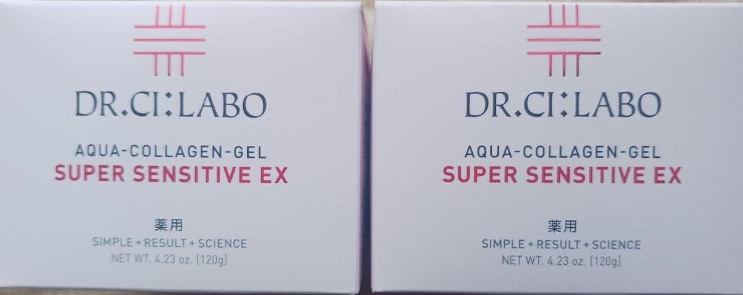 【2個】ドクターシーラボ薬用アクアコラーゲンゲルスーパーセンシティブEX120g 薬用ゲル センシティブEX｜口コミ・効果もご紹介｜ドクターシーラボ