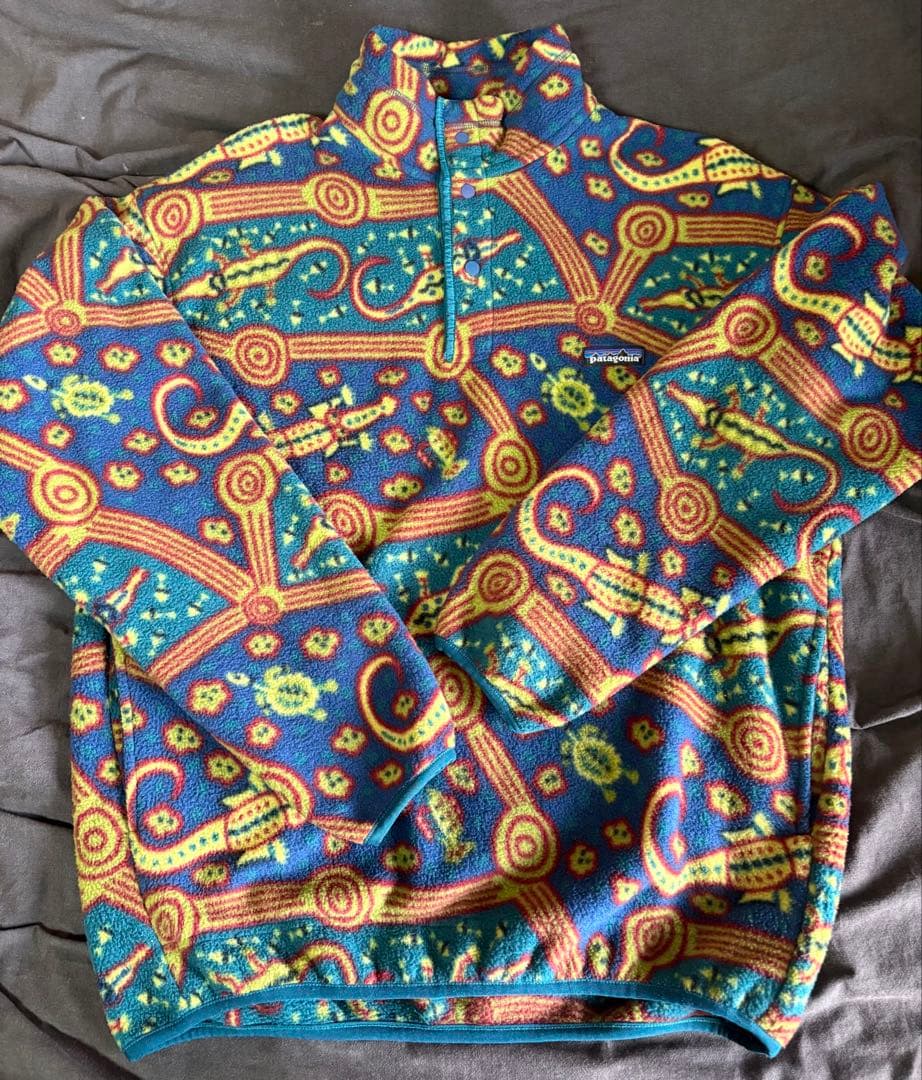 patagonia パタゴニア ワニ柄 シンチラ スナップT 90S 総柄 - メルカリ