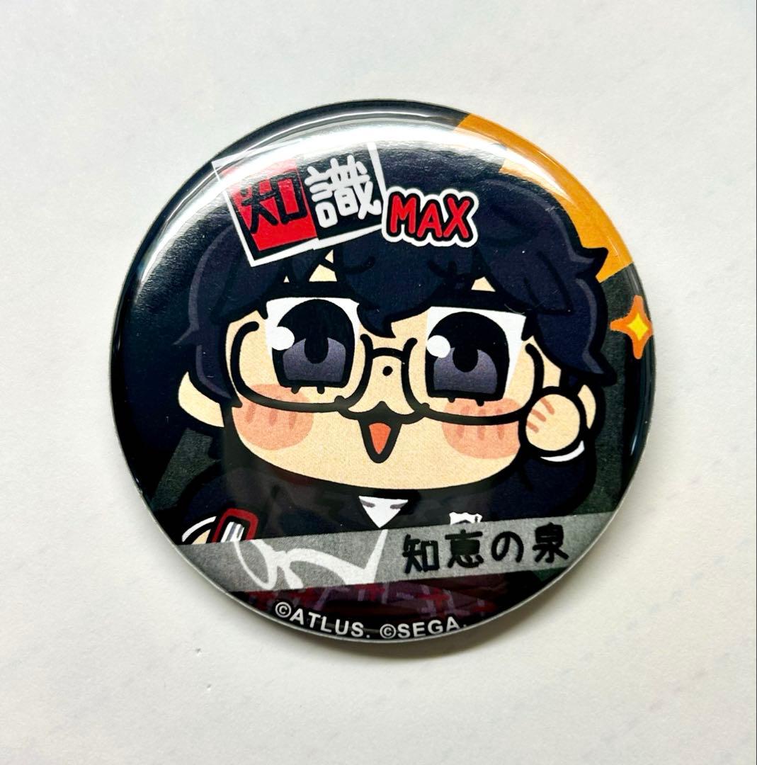ペルソナ5 P5R 主人公 知恵の泉 知識MAX 缶バッジ - メルカリ