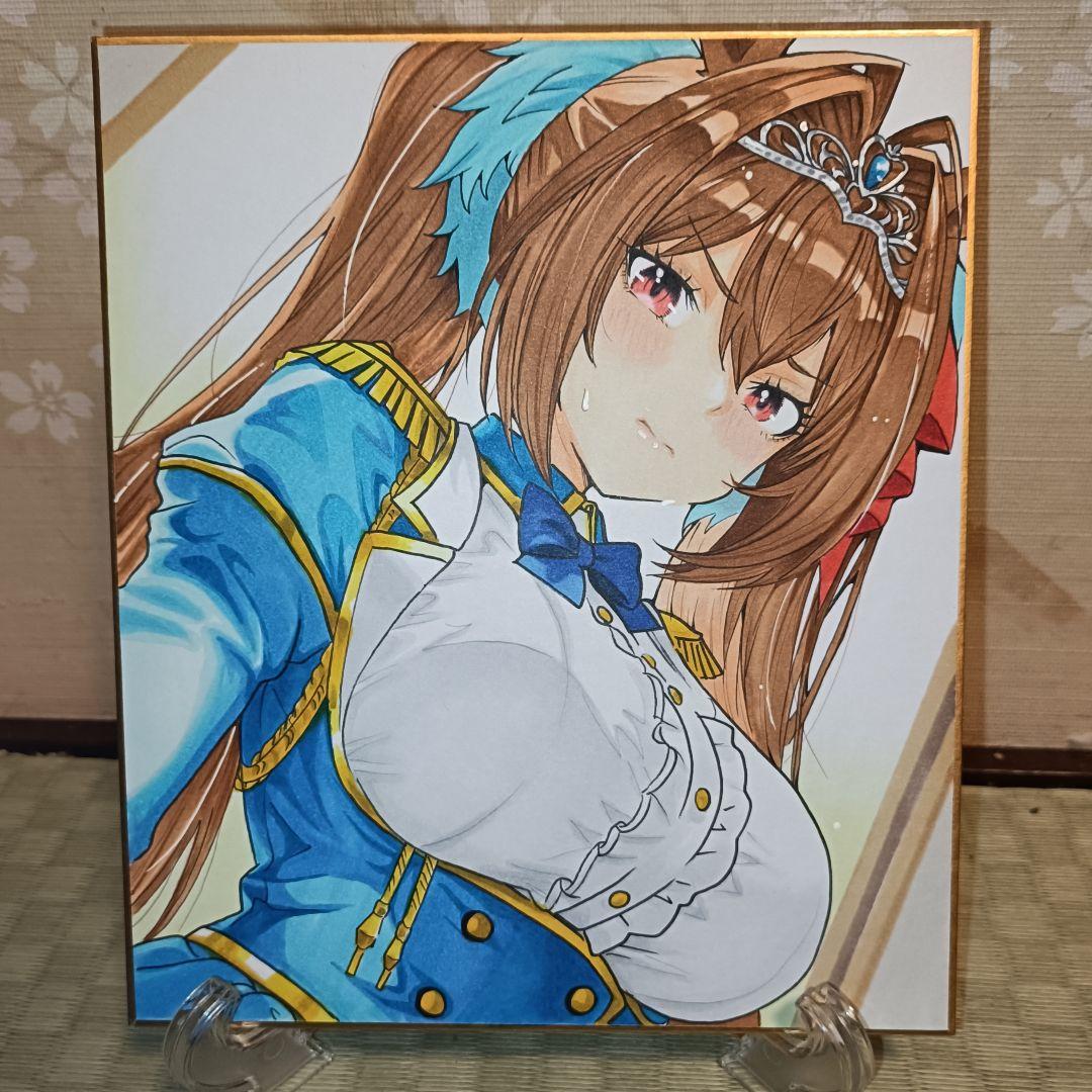 さ*ち様 手描きイラスト ファンアート ウマ娘 ダイワスカーレット 中