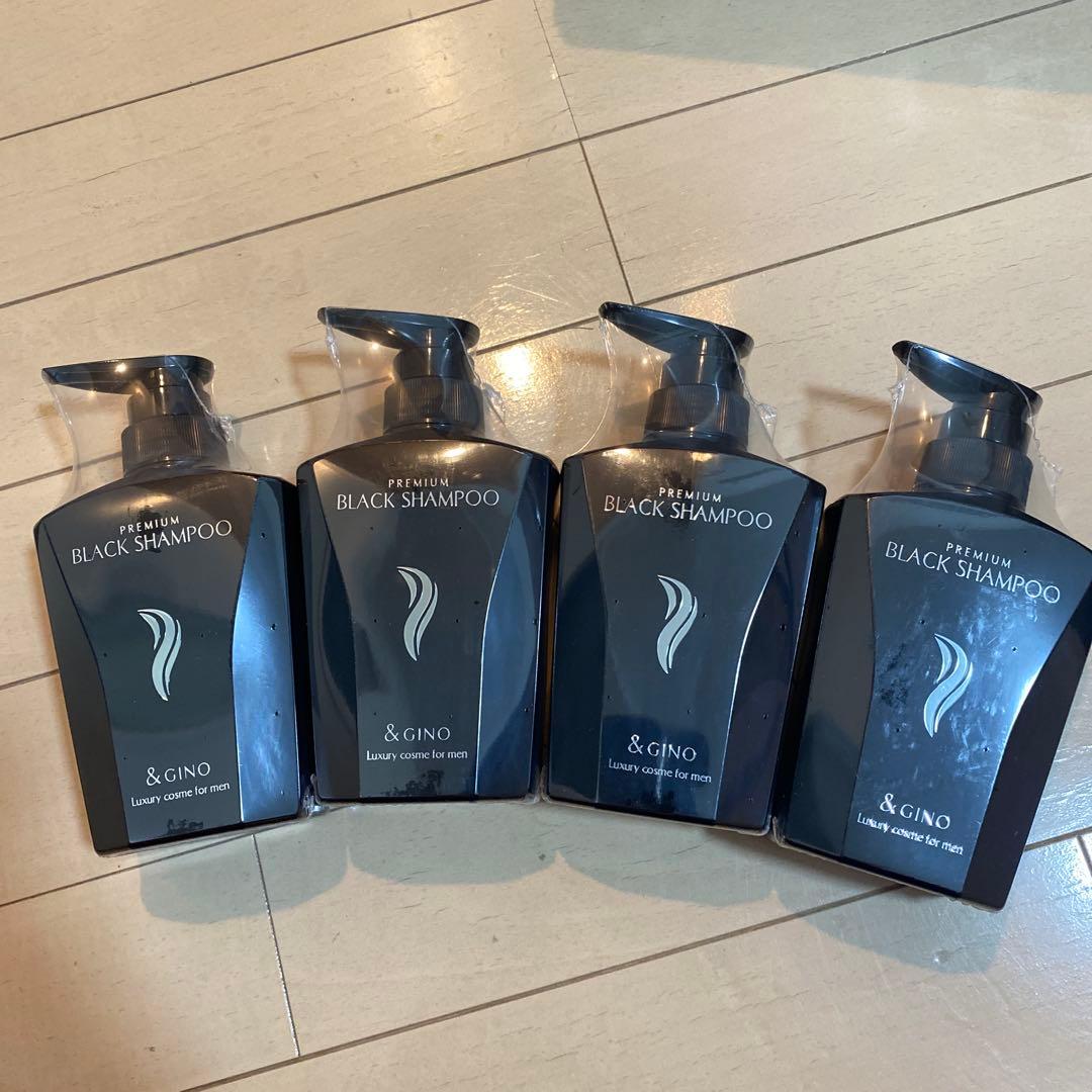 &GINO プレミアムブラックシャンプー 400ml 4本セット Amazon | &GINO 頭皮ケア プレミアムブラックシャンプー 400ml