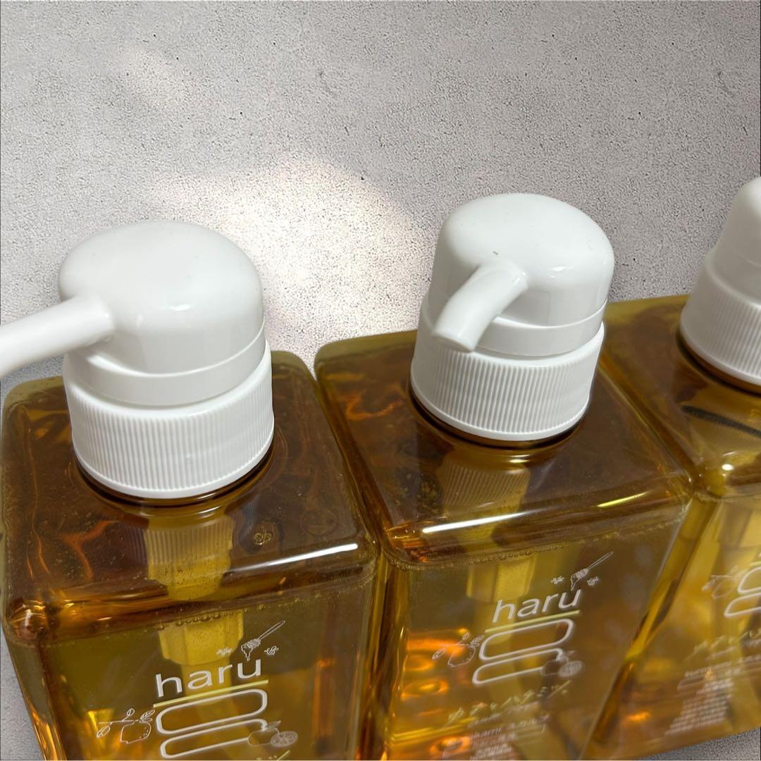 2本haru 黒髪スカルプ ゆずとハチミツ 400ml ハル シャンプー 限定品
