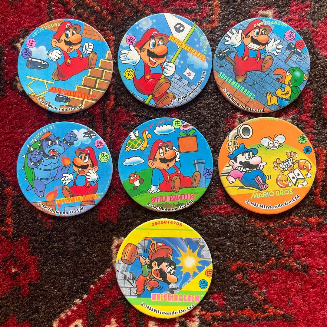 スーパーマリオブラザーズ 任天堂 メンコ めんこ 7枚（種類）セット