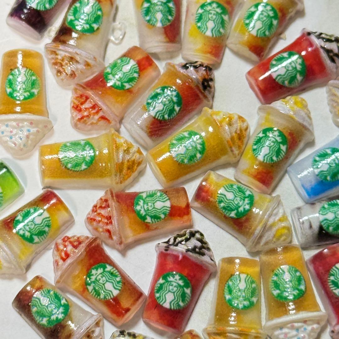 スタバ フラペチーノ MIX ネイルパーツ【スプーン1杯分 ネイルパーツ】 スタバ フラペチーノ MIX ネイルパーツ【スプーン1杯分 ネイルパーツ