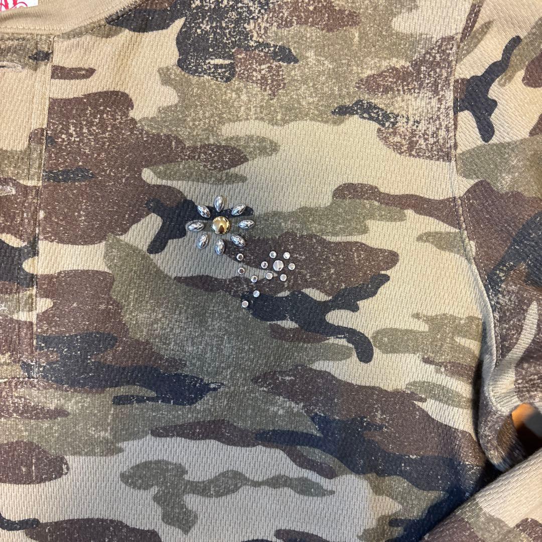 BAD WAY 迷彩 サーマル ワンポイント花 - メルカリ