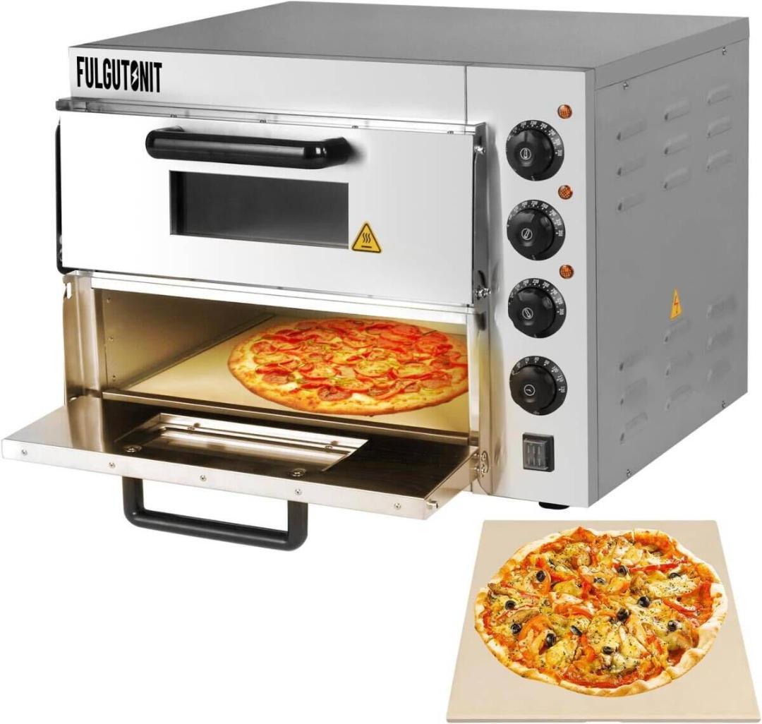 業務用 電気ピザオーブン 二層 50~300℃調整可能 卓上 アウトレット Amazon.co.jp: Fulgutonit ピザオーブン 業務用 電気ピザオーブン 二層