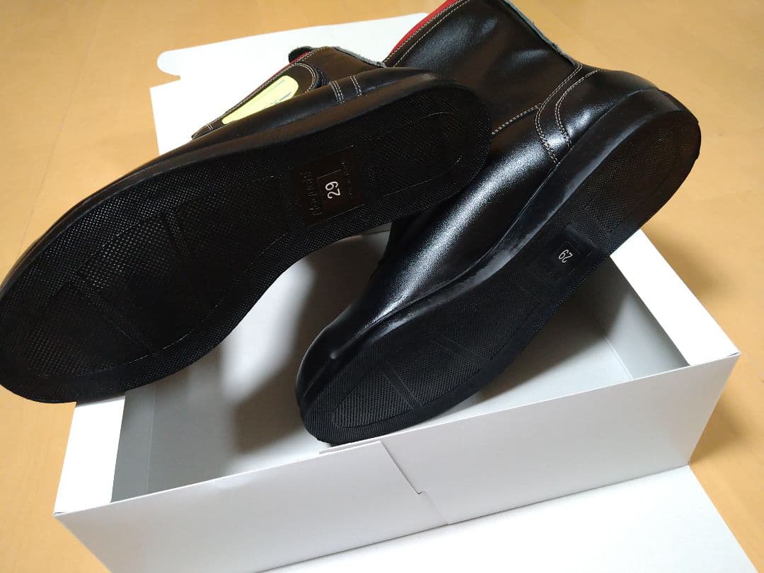 ノサックス アスファルト舗装工事用安全靴 黒/赤 29.0cm