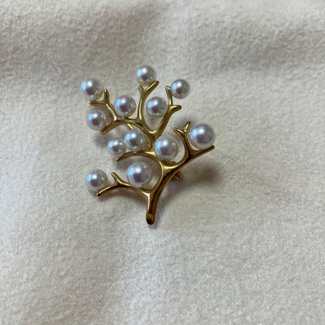 MIKIMOTOミキモト Kofuku no ki ブローチ 幸福の木 - メルカリ