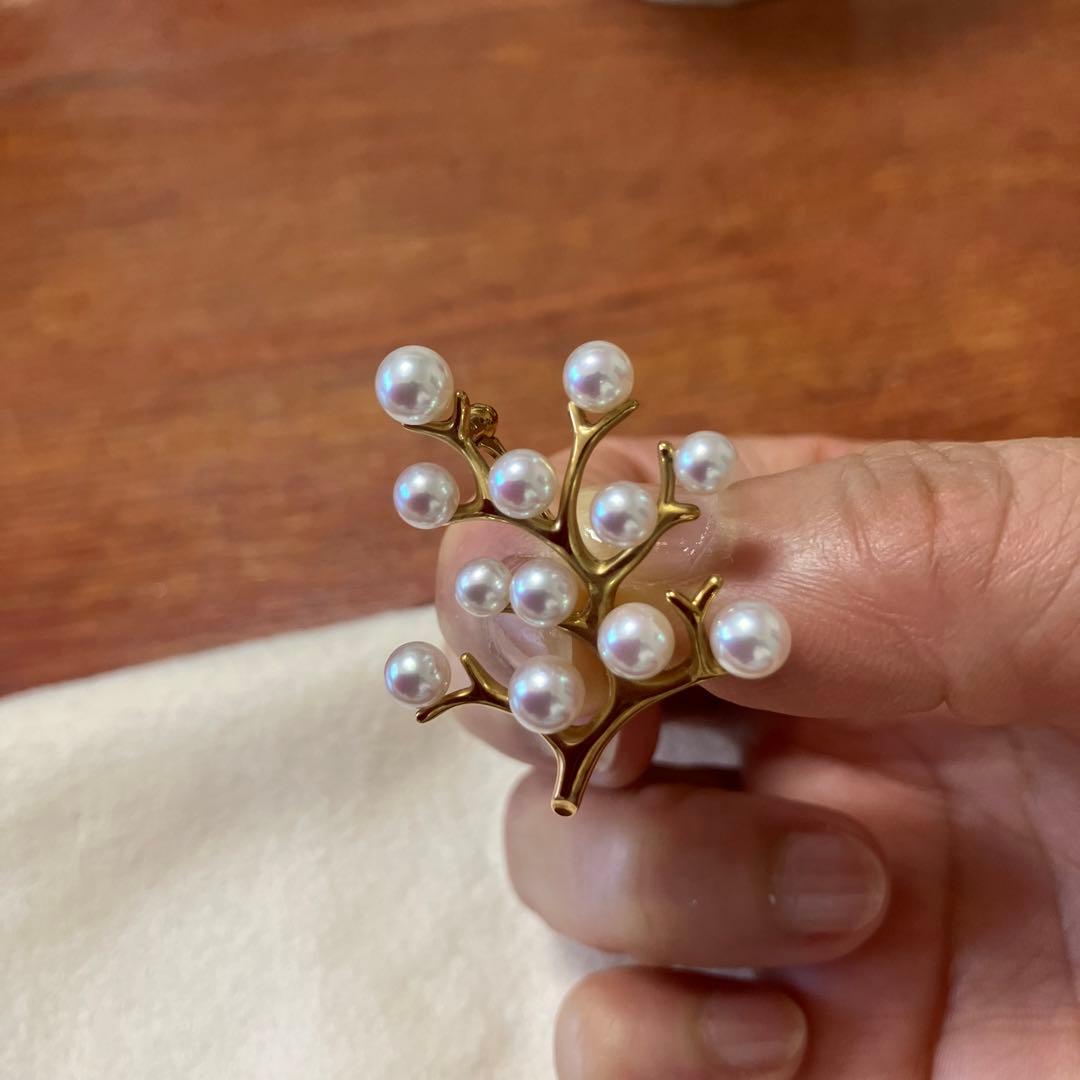 MIKIMOTOミキモト Kofuku no ki ブローチ 幸福の木 - メルカリ