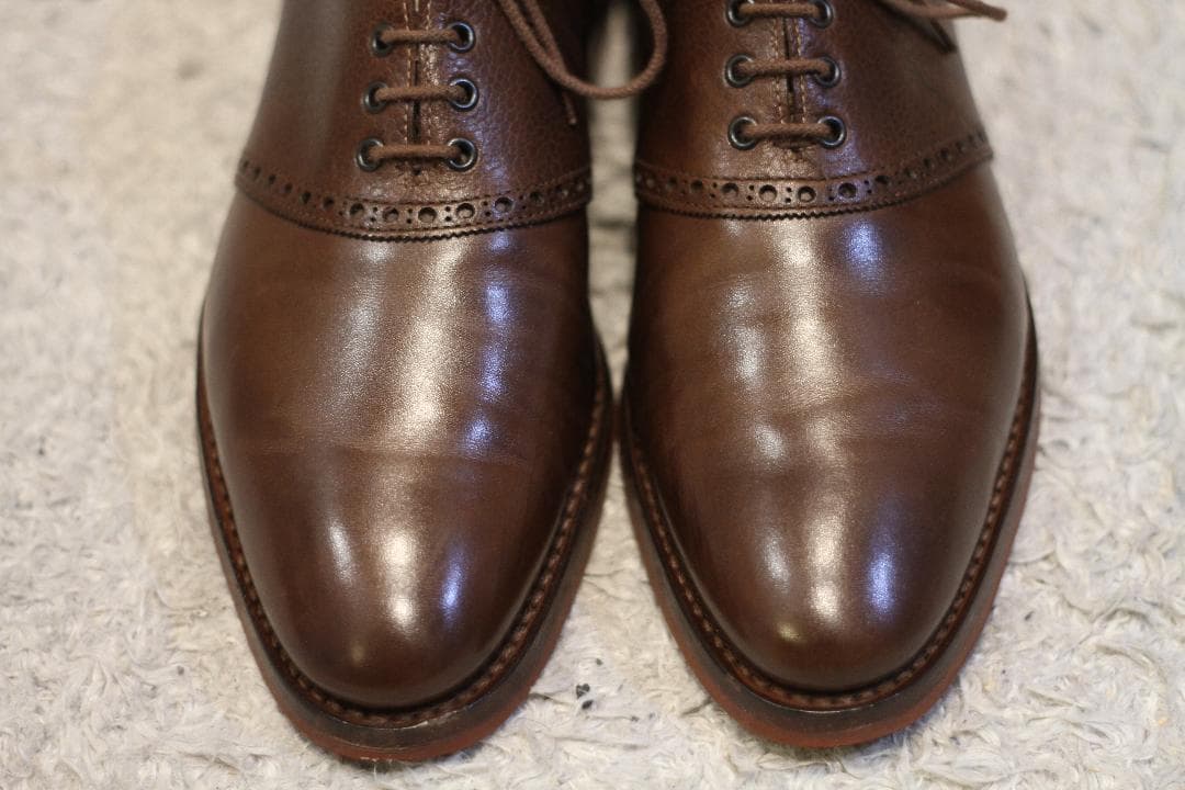 【美品】Crockett & Jones プレーントゥ OULTON 6.5E
