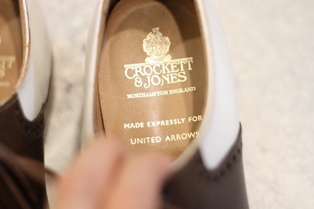 【美品】Crockett & Jones プレーントゥ OULTON 6.5E