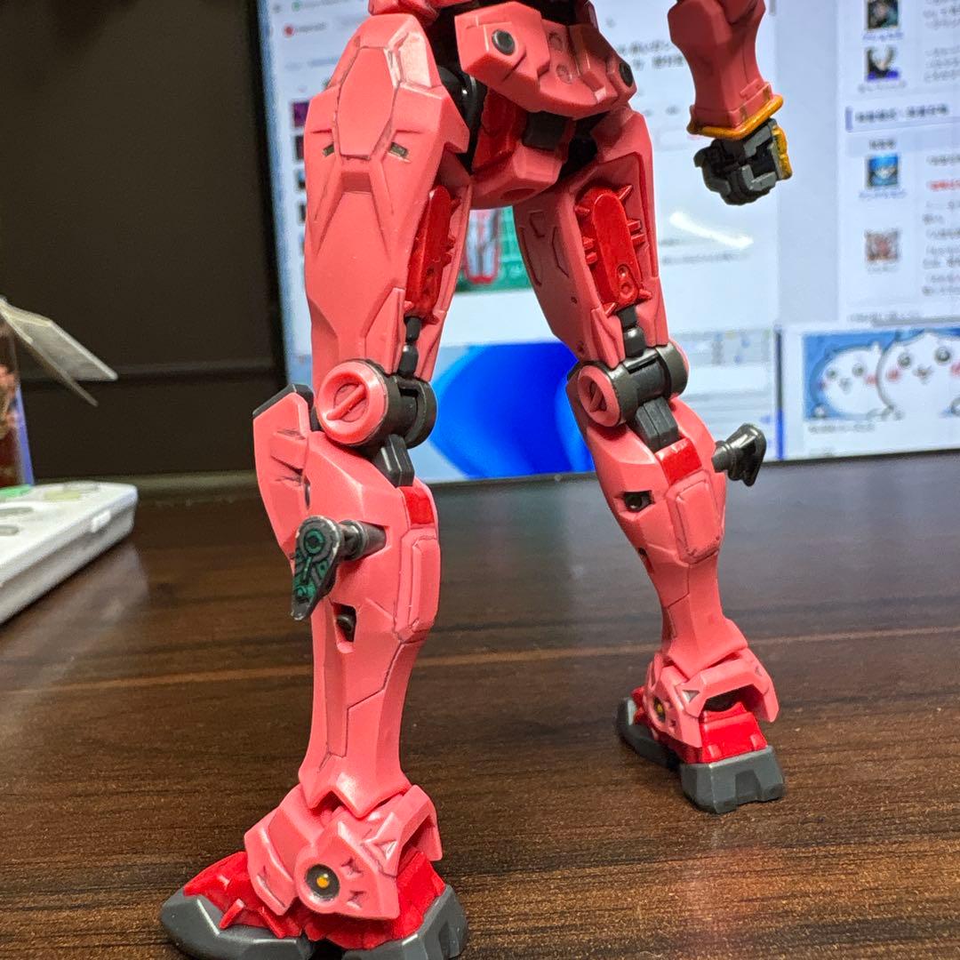 完成品】HG 赤いガンダム ビット6個 ザクバズーカ 部分塗装 - メルカリ
