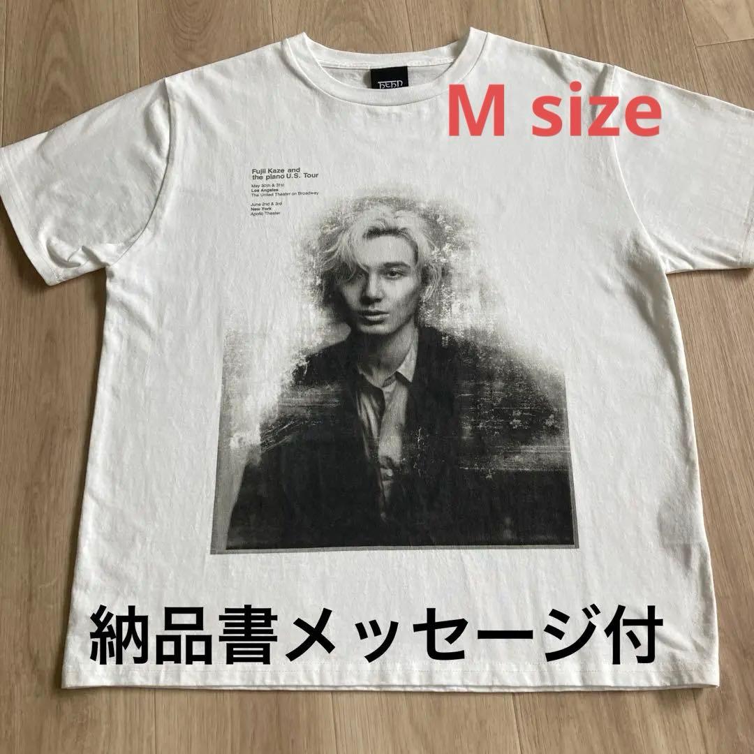 藤井風USツアーT shirt 白 M size 納品書付き - メルカリ