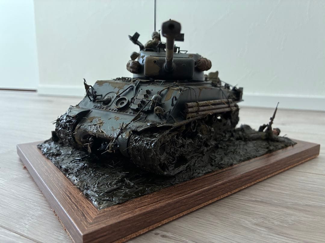 映画FURY風 シャーマン戦車 M4A3E8 完成塗装済 - メルカリ