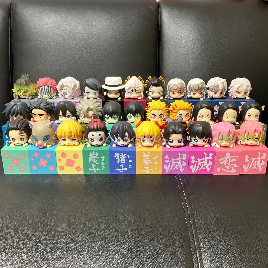 鬼滅の刃 ひっかけ フィギュア 32体 セット - メルカリ