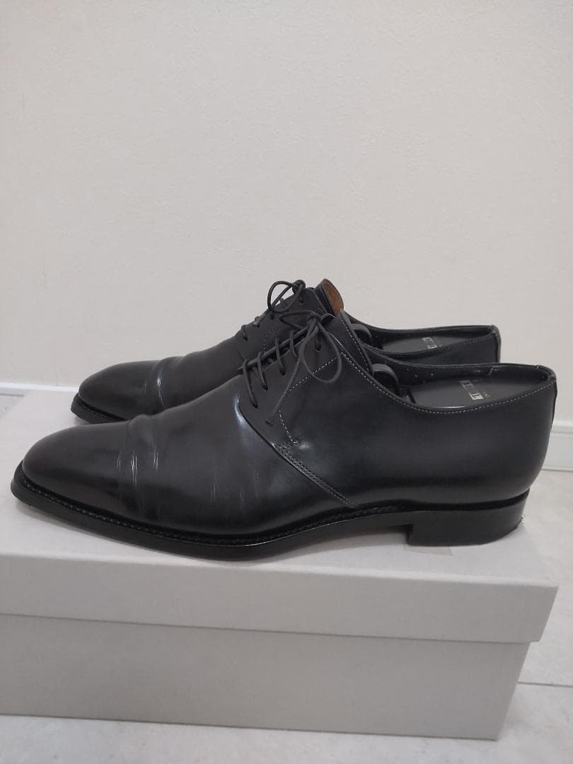 Santoni サントーニ プレーントゥ ダークネイビー 60 65 - メルカリ