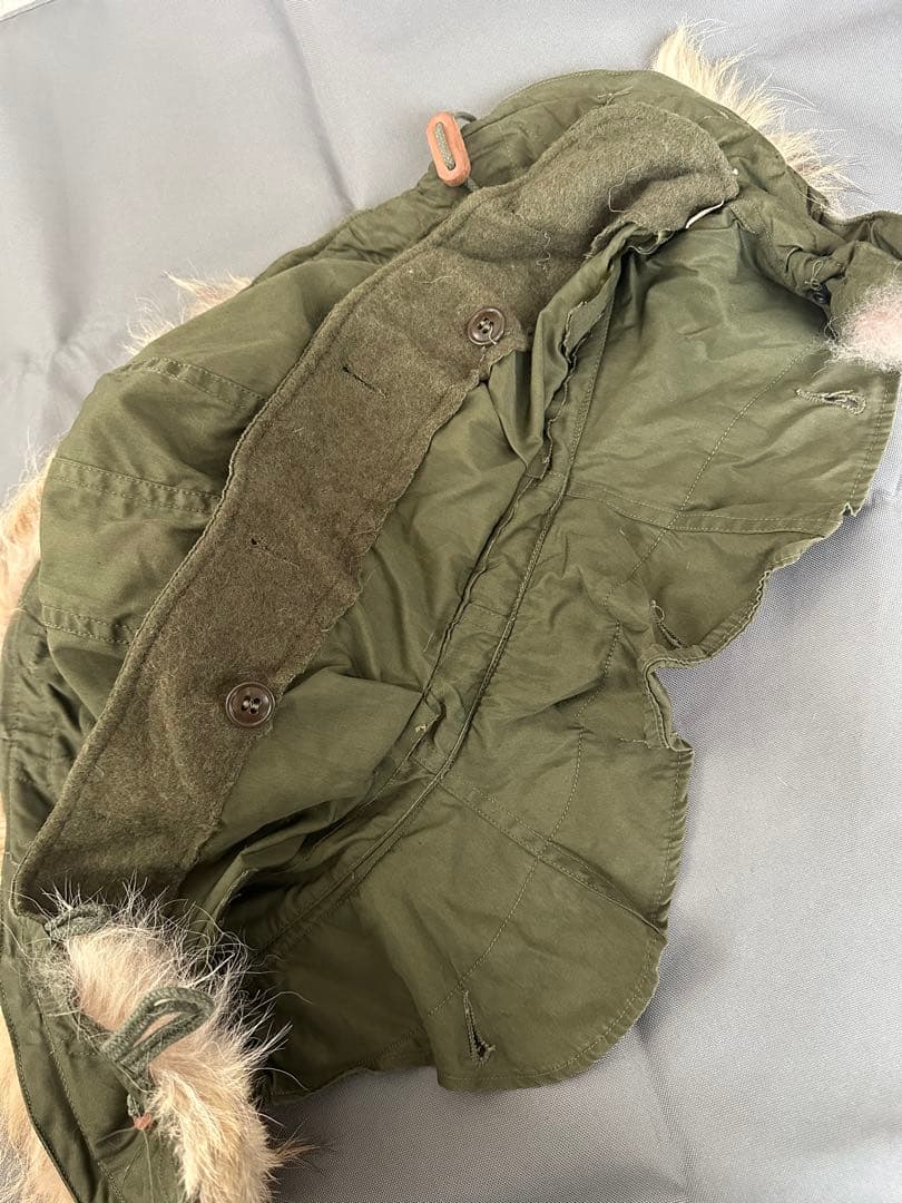 M-51 パーカー用フード ワイヤー折れ2箇所