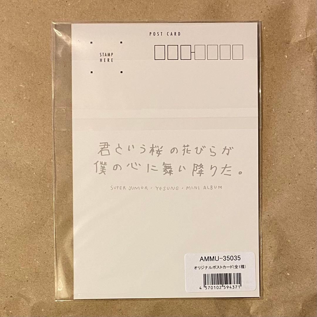 君という桜の花びらが僕の心に舞い降りた。通常盤 新品未開封 特典付き イェソン