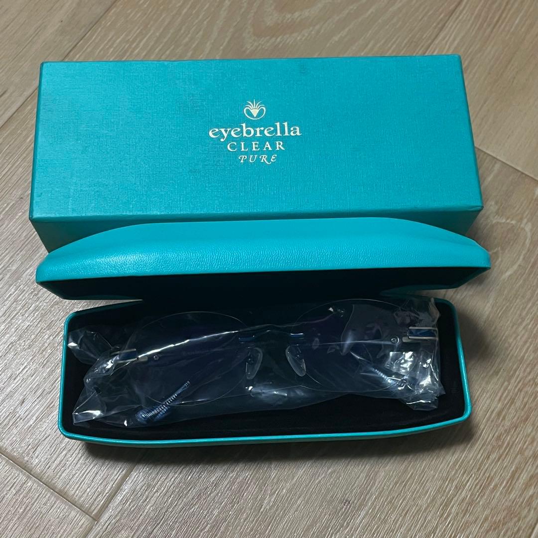 【未使用品】eyebrella CLEAR PURE / UVカットレンズグラス アイブレラクリアノーブル サングラス レディース メンズ UV 紫外線