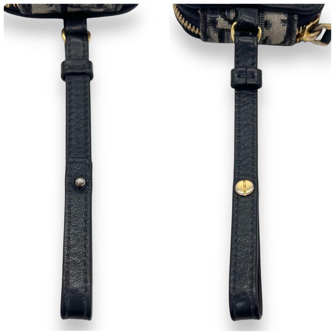 美品クリスチャンディオール AirPodsケース キーホルダー 総柄