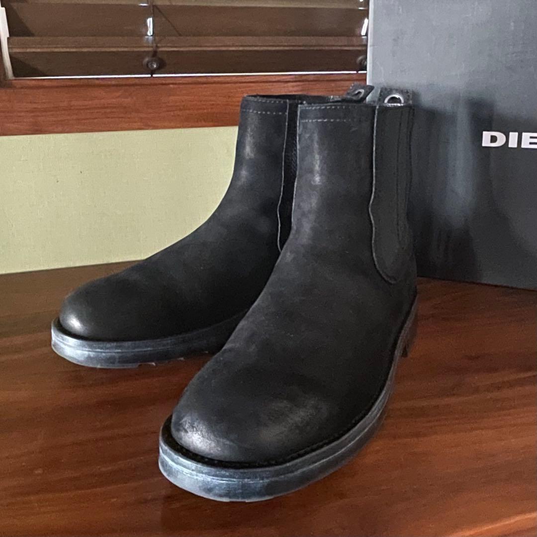 DIESEL D-THROUPER CH サイドゴアブーツ ブラック 28cm - メルカリ