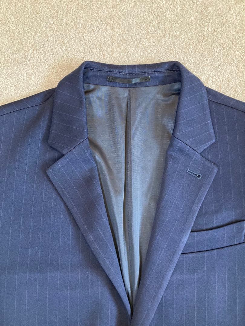 adidas アディダス PSFA セットアップ ストライプ スーツネイビー