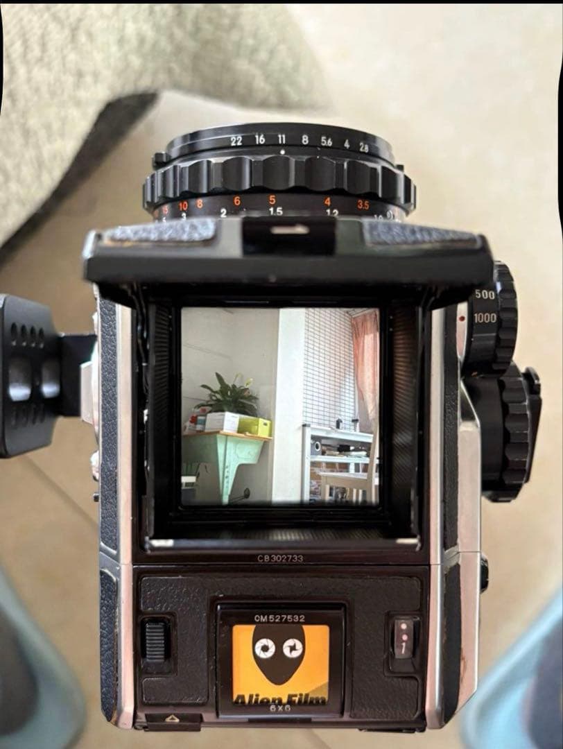 ブロニカ S2、GS-1 …のハイライトスクリーン 「フォーカシング