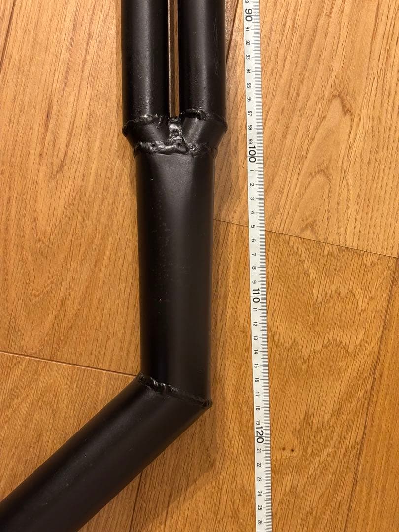 【送料込】 2本出し 竹槍マフラー　1m20cm 50.8π