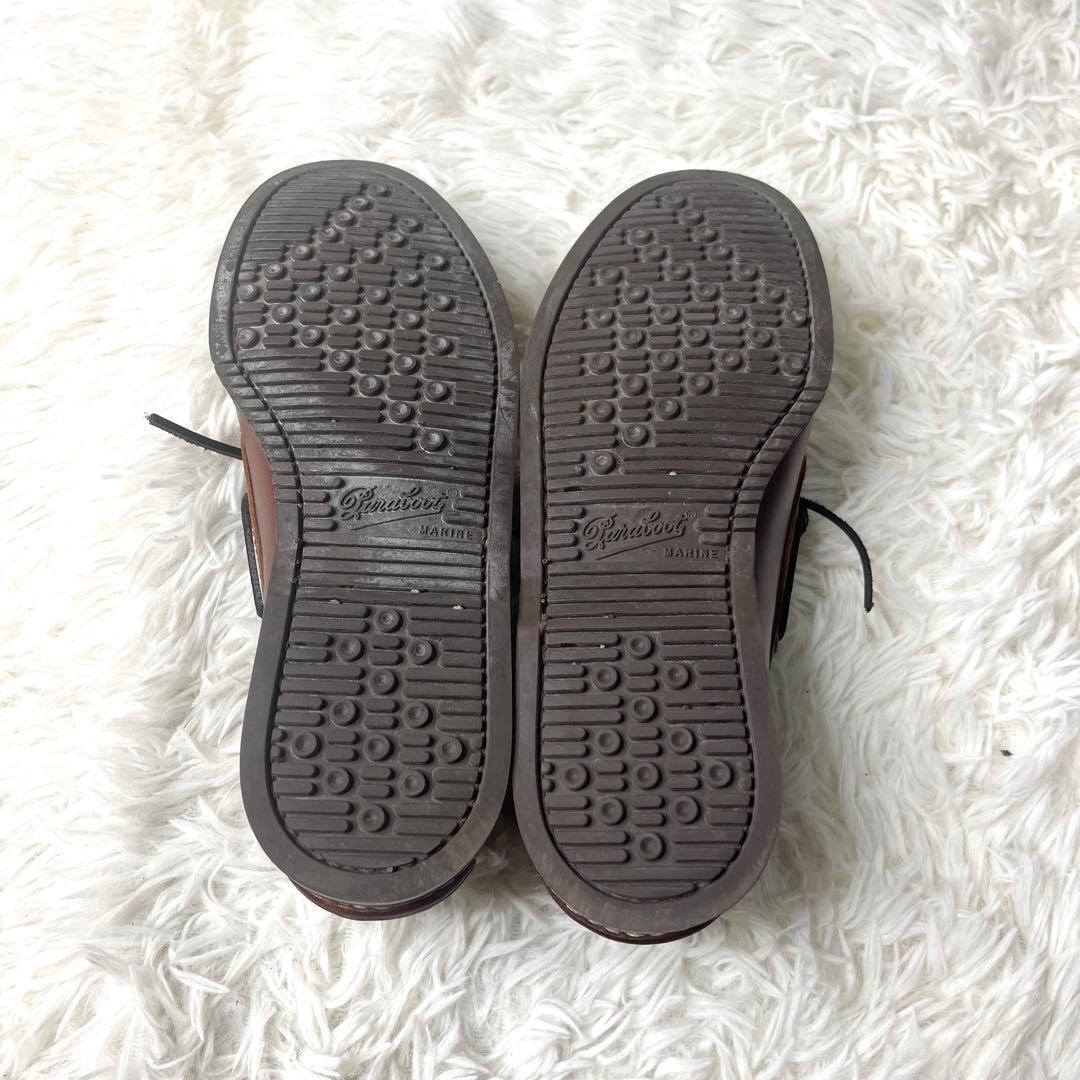 【美品】 パラブーツ デッキシューズ BARTH MARRON 26.0cm