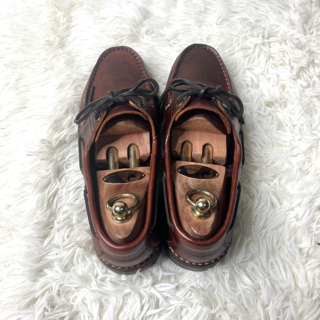 【美品】 パラブーツ デッキシューズ BARTH MARRON 26.0cm