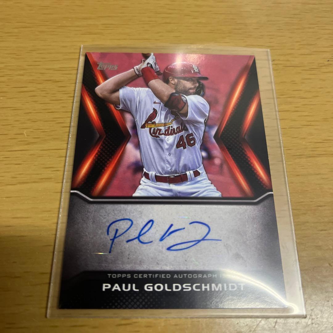 topps PAUL GOLDSCHMIDT5枚限定直筆サインカード Yahoo!オークション -「ポールゴールドシュミット」の落札相場・落札価格