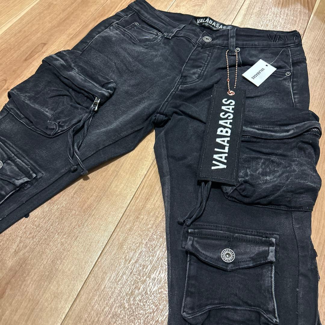新品未使用】valabasas マルチポケットカーゴデニム29 - メルカリ
