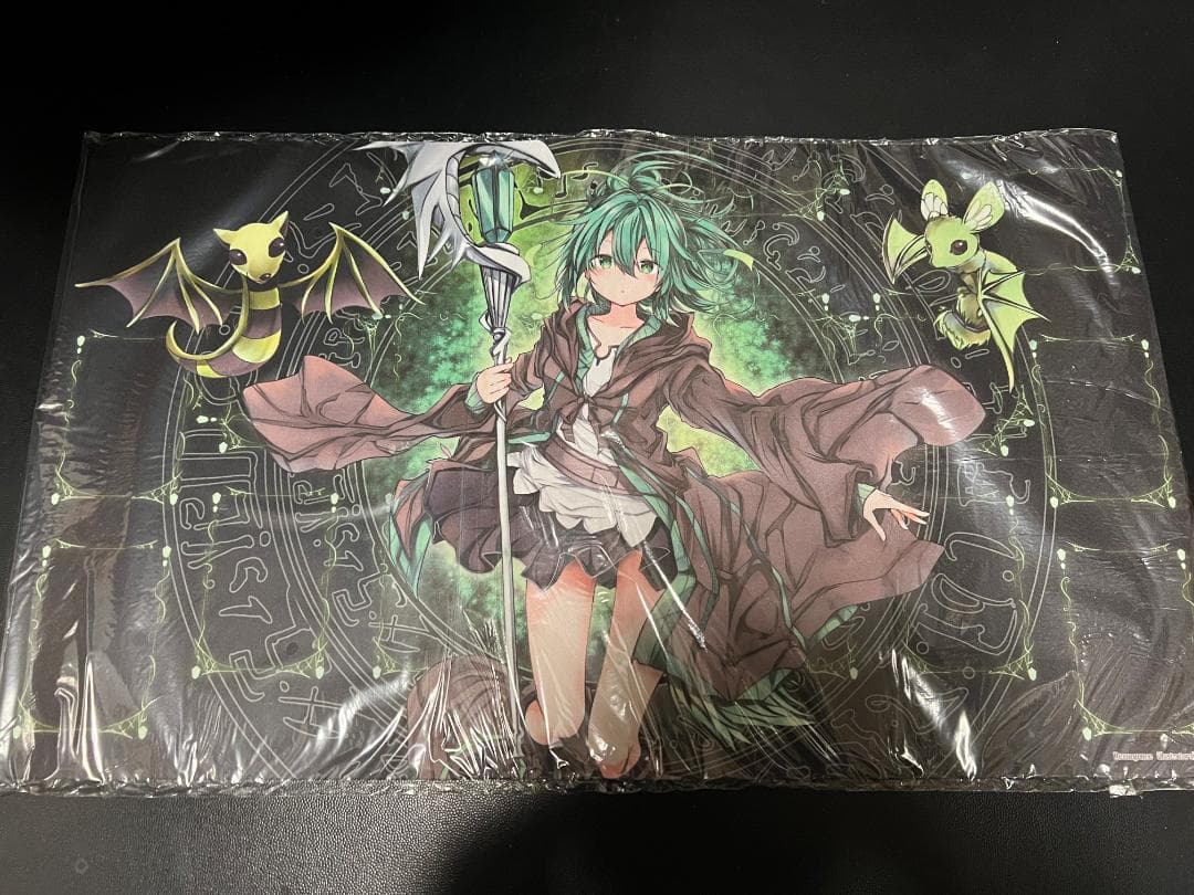 遊戯王 風霊使いウィン 憑依装着 枠あり プレイマット - メルカリ