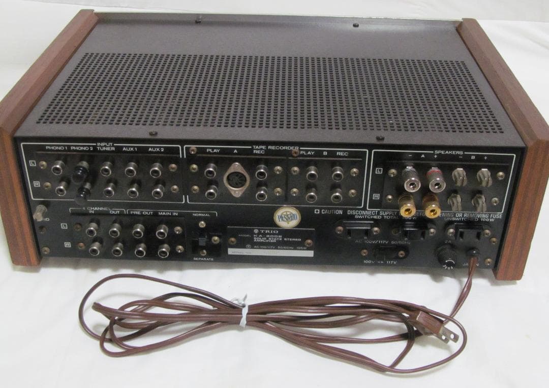 TRIO KA-3002 軽整備済 プリメインアンプ 名機 ビンテージ 昭和 - メルカリ