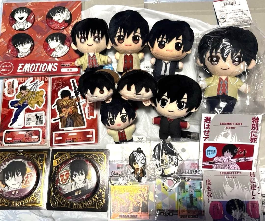 サカモトデイズ 南雲 バースデイ アクスタ 缶バッジ フィギュア ちび