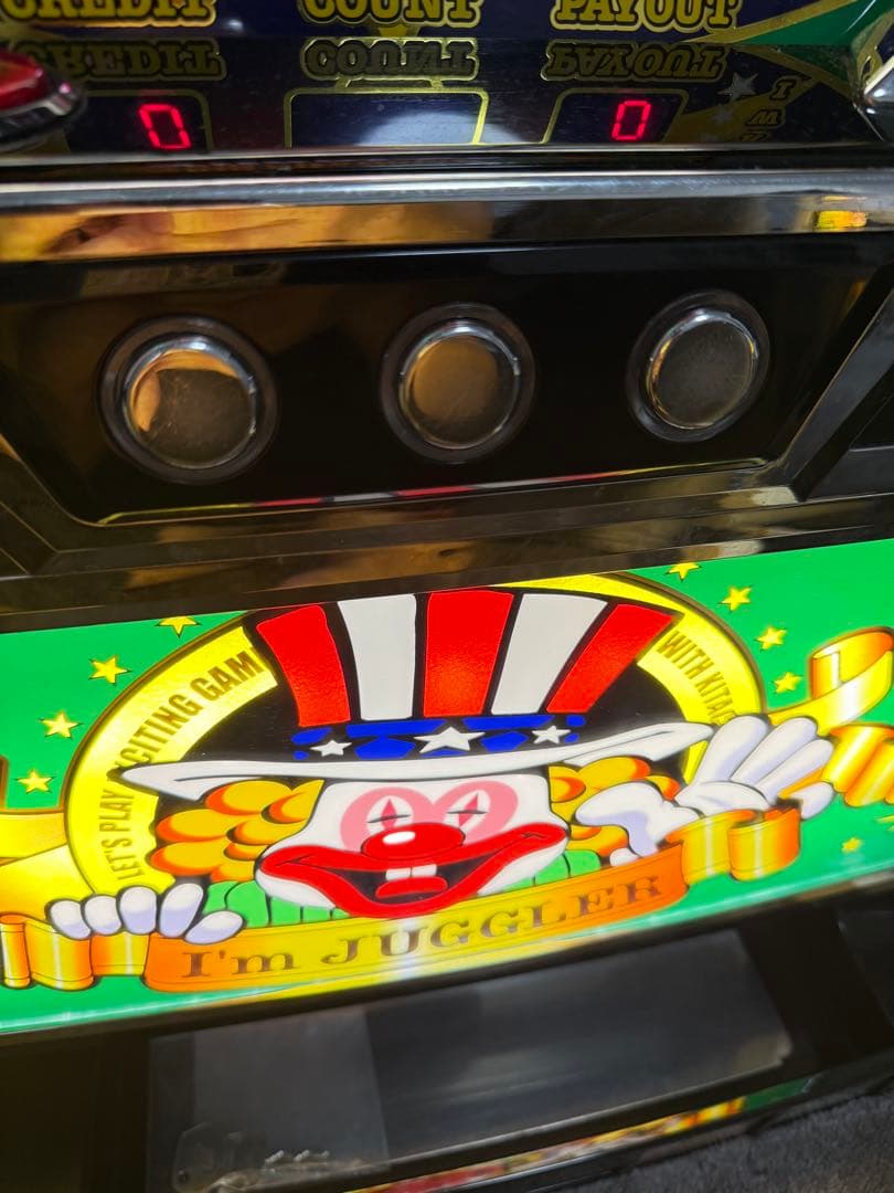 アイムジャグラーEX-TP 6号機 緑 実機 データカウンター家庭用セット