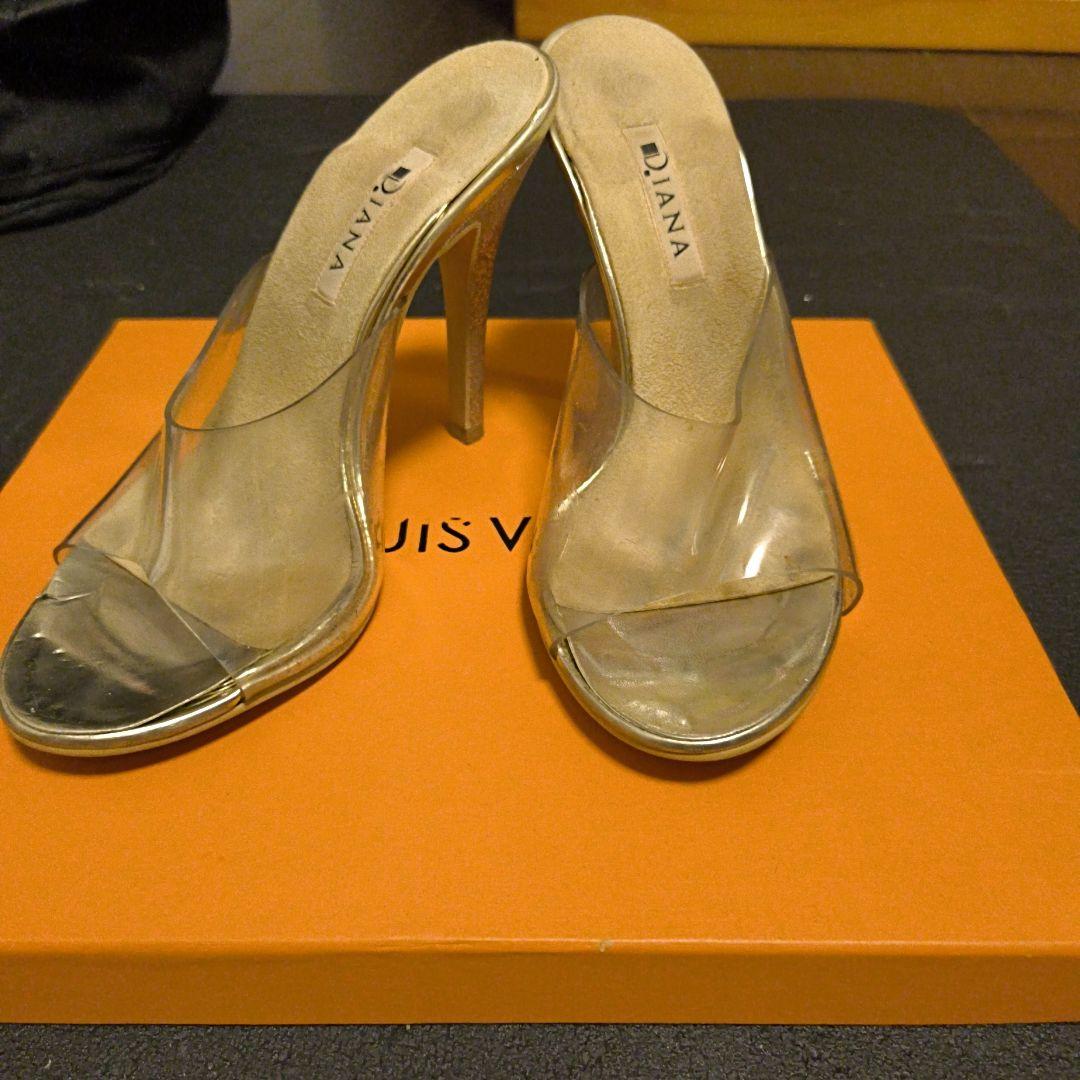 jbbf 大会用DIANA クリアヒール サンダル - メルカリ