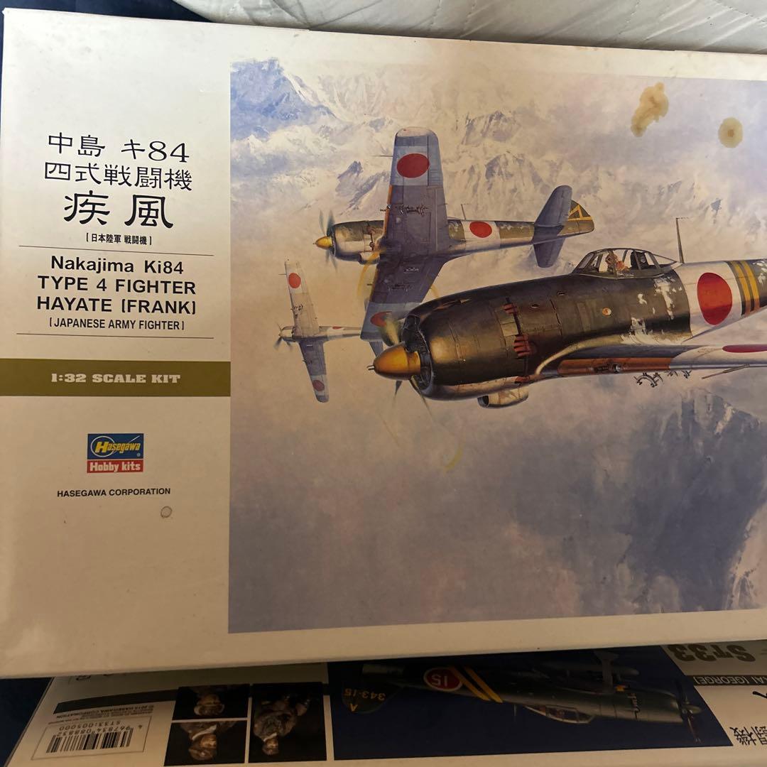 ハセガワ 紫電改 疾風 隼 タミヤ 零戦ニ一型 1/32戦闘機プラモ4種